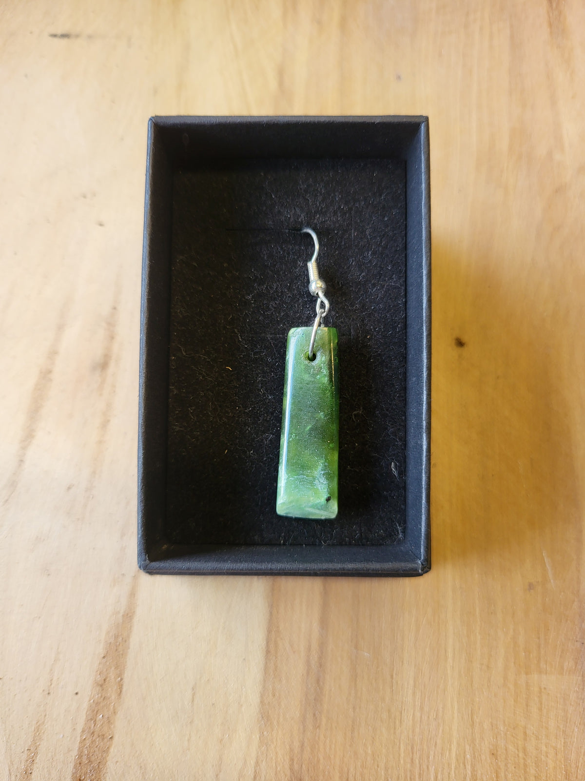 Singular Pounamu Earring