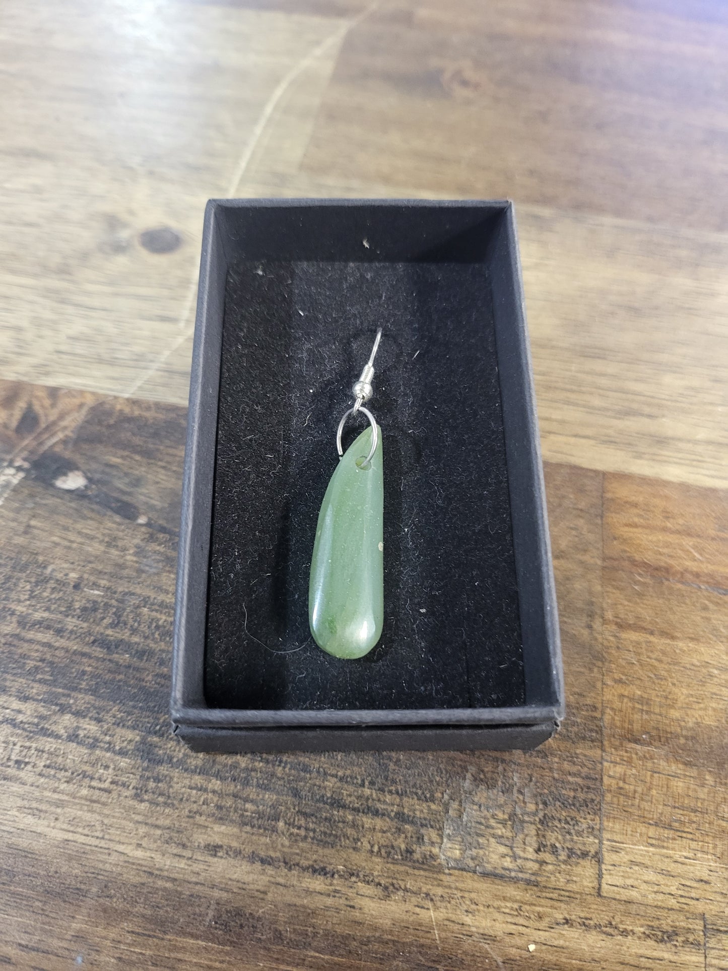Singular Pounamu Earring