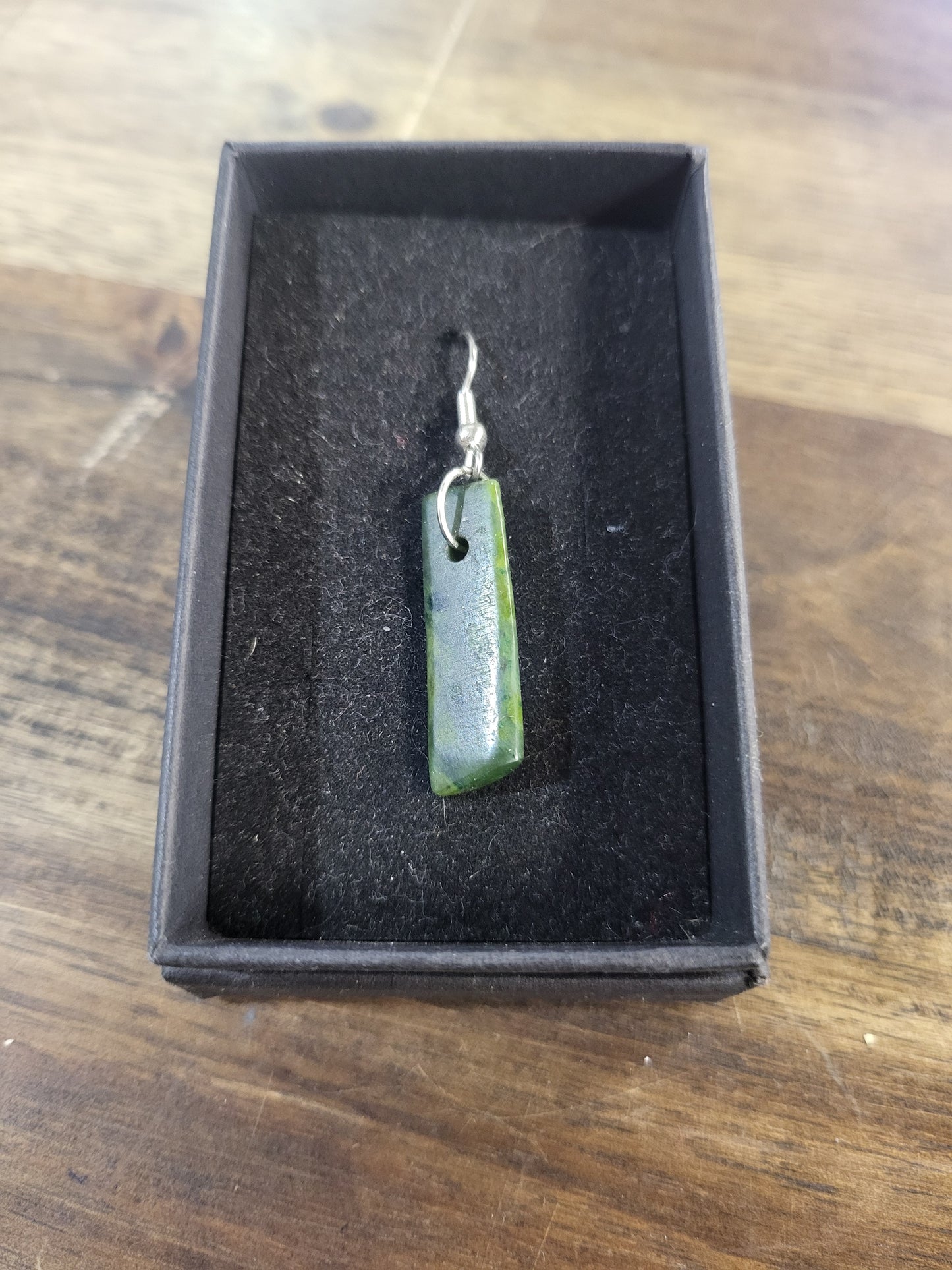 Singular Pounamu Earring