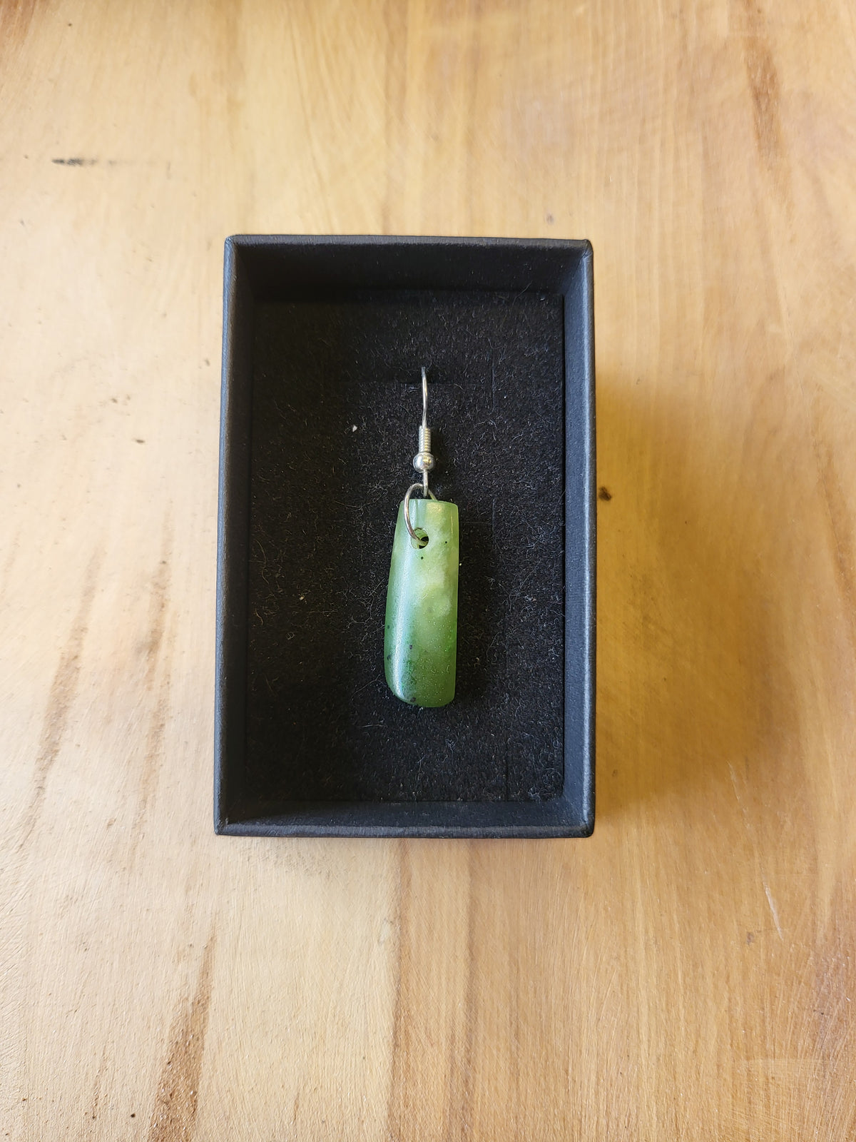 Singular Pounamu Earring