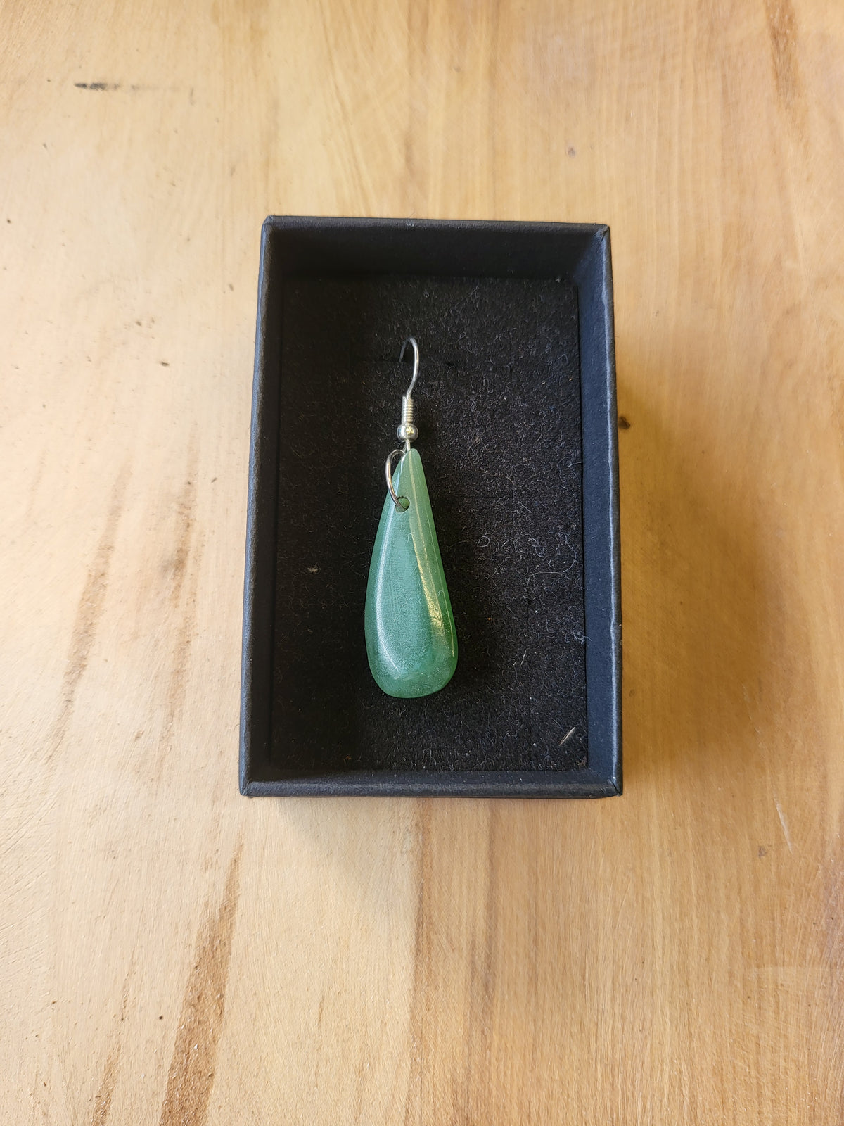 Singular Pounamu Earring